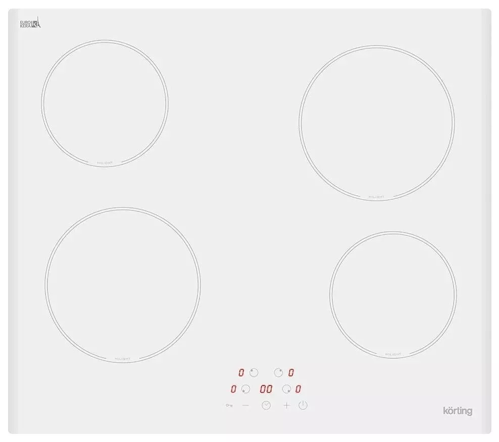 Электрическая варочная поверхность KORTING HK 60003 BW RU